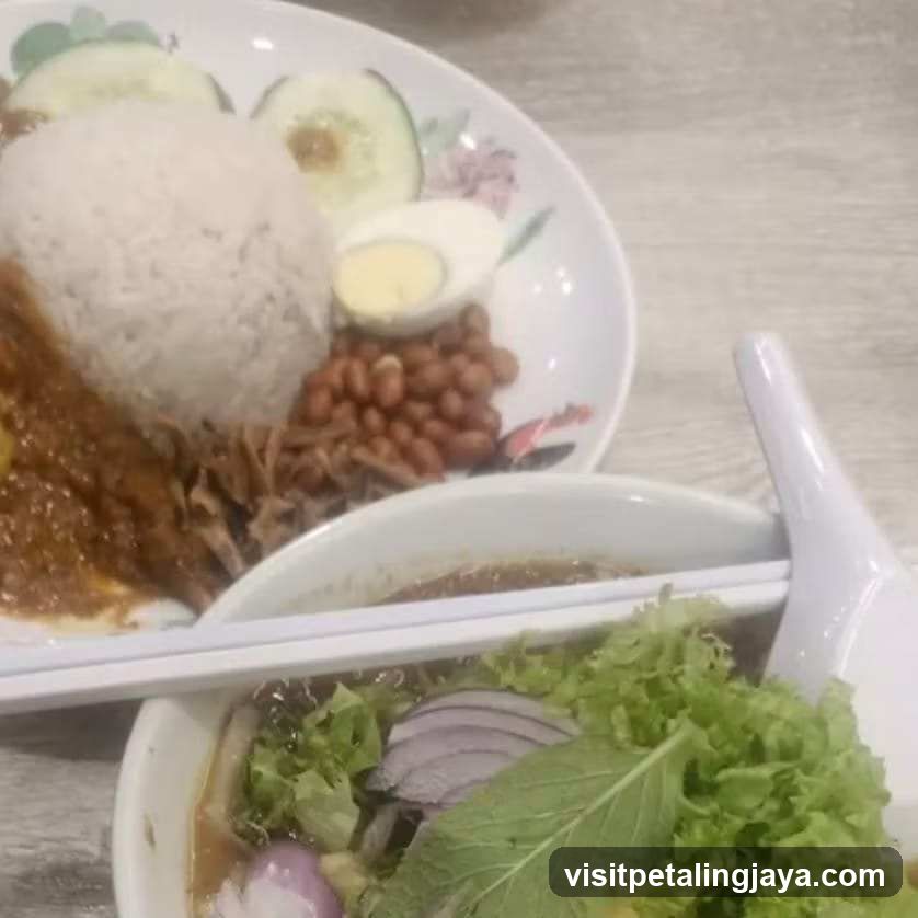 Laksa and Side Dishes