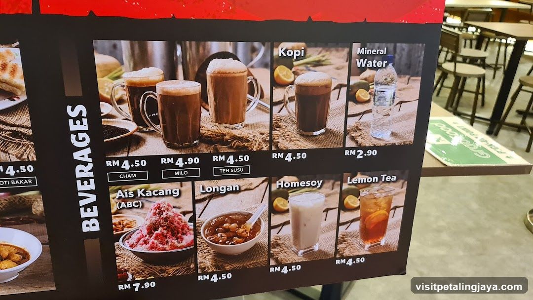 Beverages Menu Board