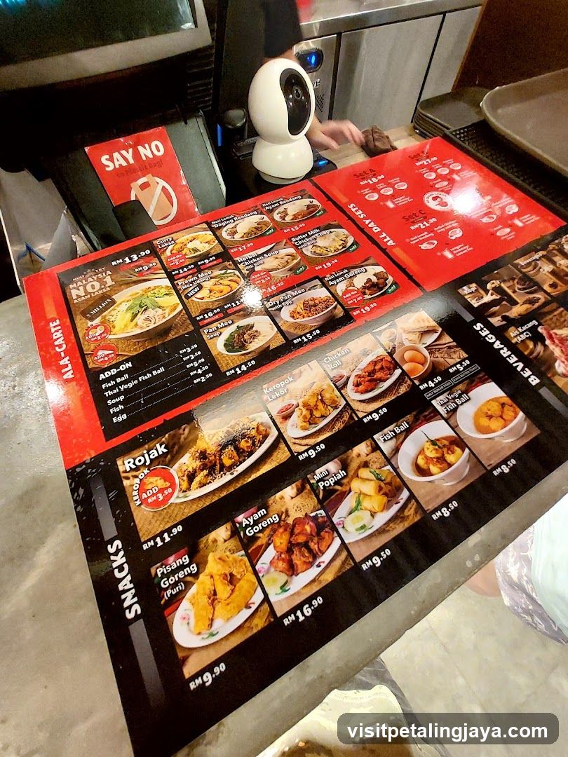 Food Menu Display