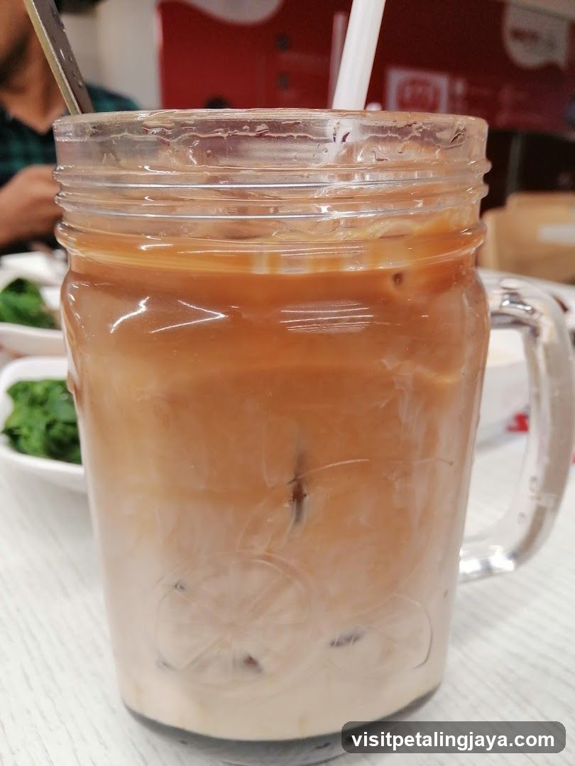 Iced Coffee in Mason Jar