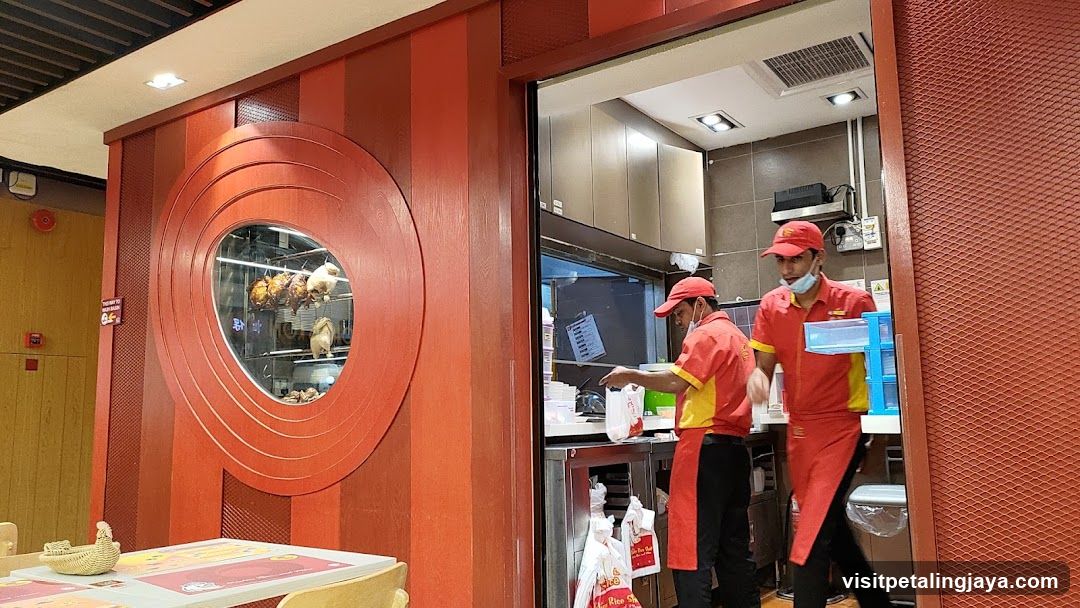 Restaurant Interior with Staff