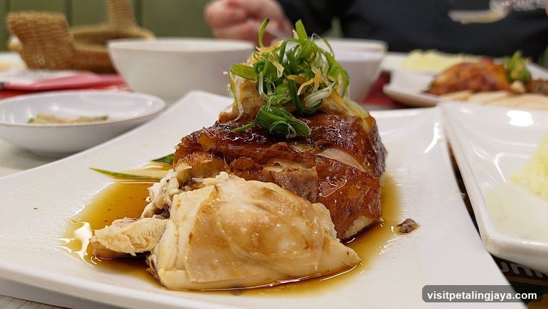 Roast Chicken with Sauce and Garnish