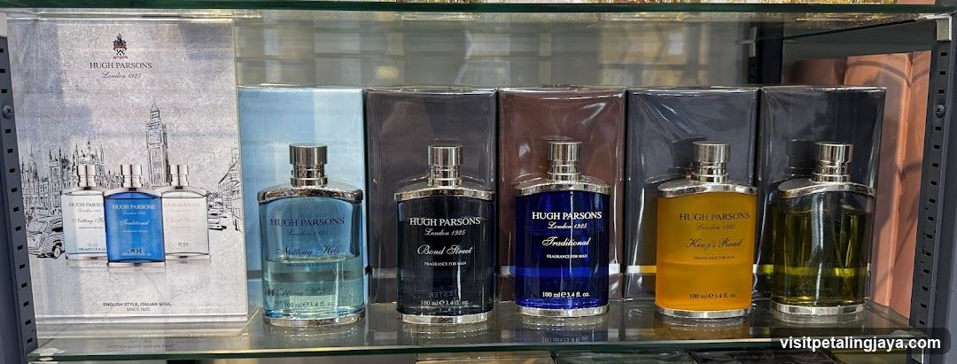 Hugh Parsons Perfume Display