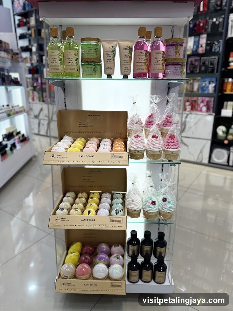 Bath and Body Product Display