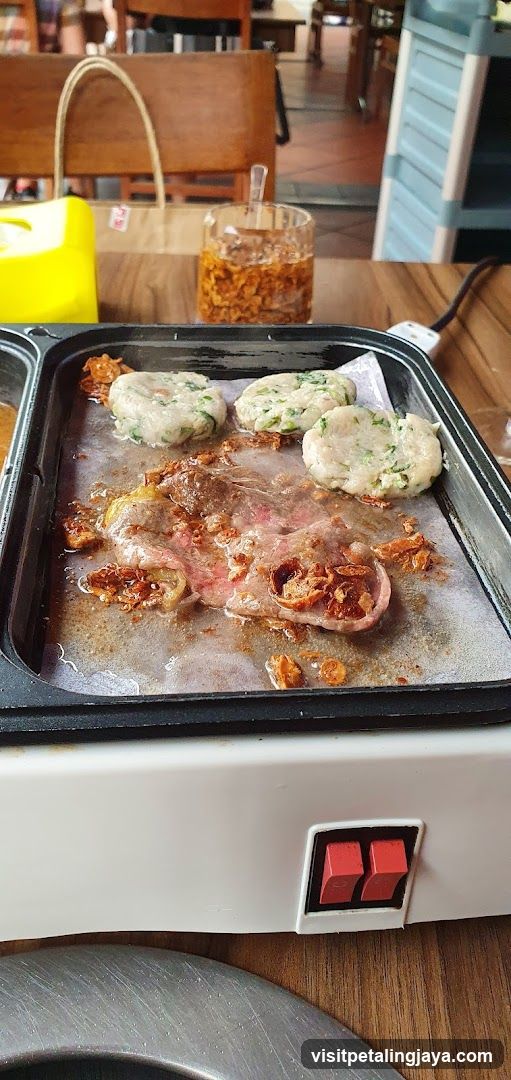 Grilled Food on Electric Pan