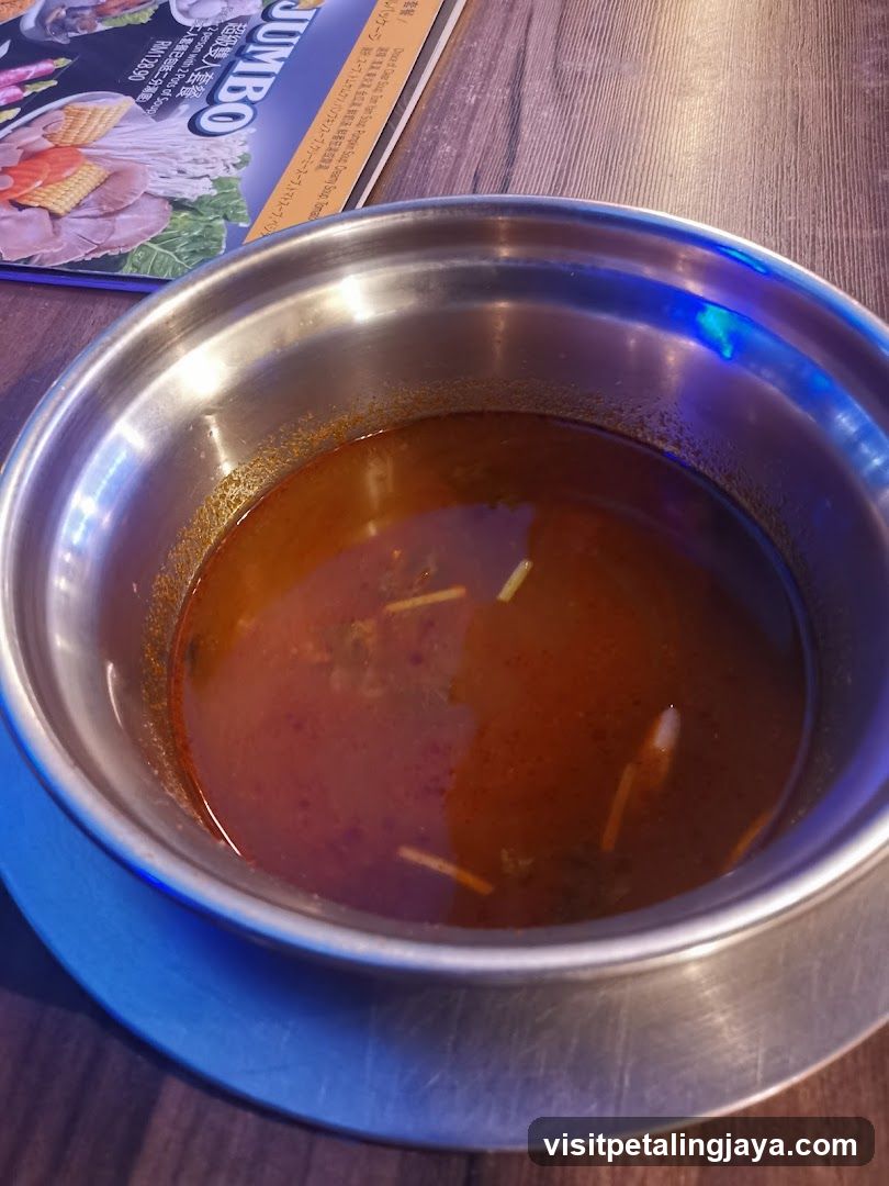 Bowl of Hot Pot Soup
