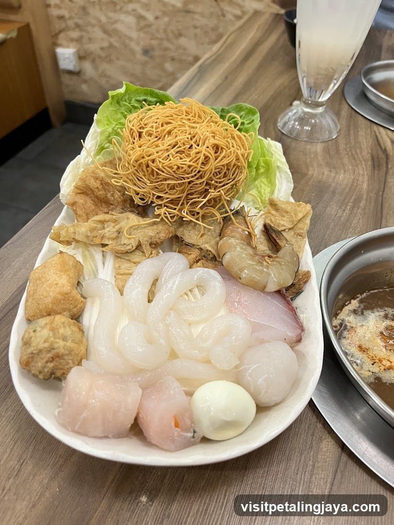 Assorted Hot Pot Ingredients Plate
