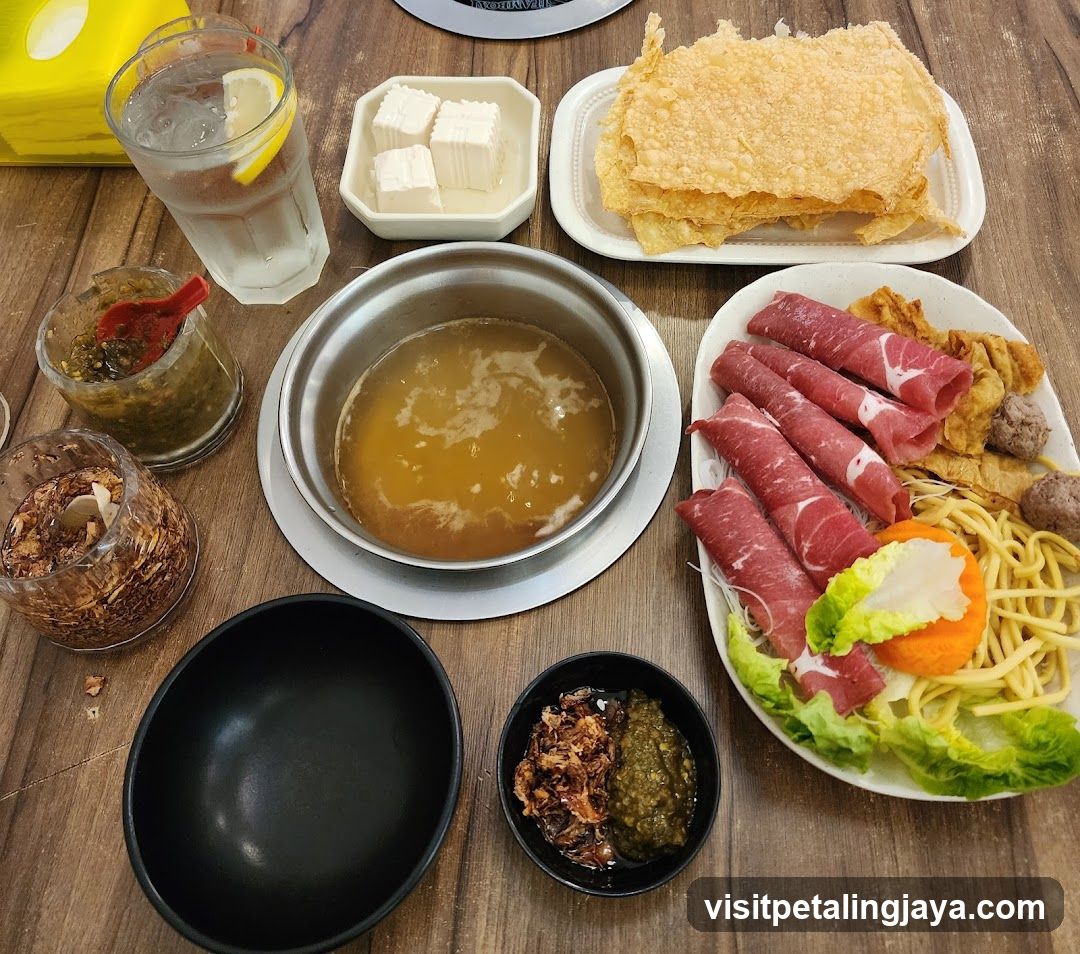 Hot Pot Meal Spread