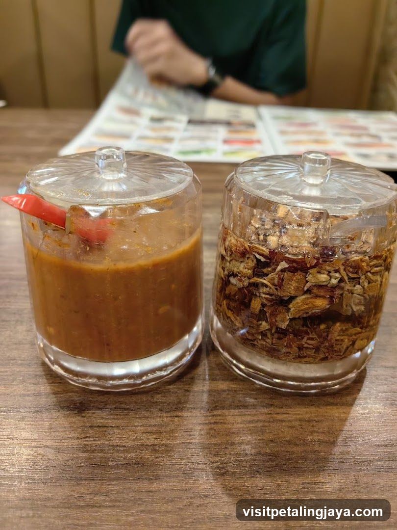 Condiment Jars on Table