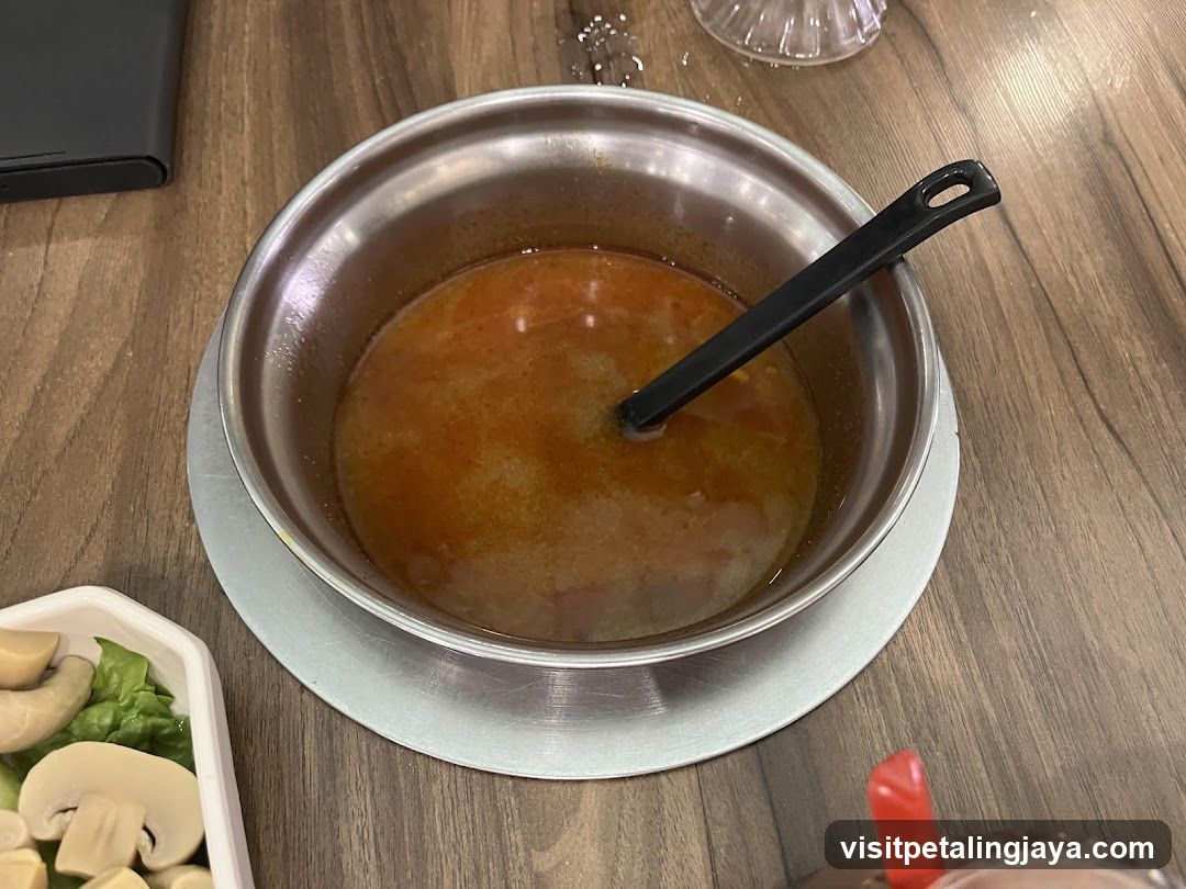 Bowl of Soup with Side Dish