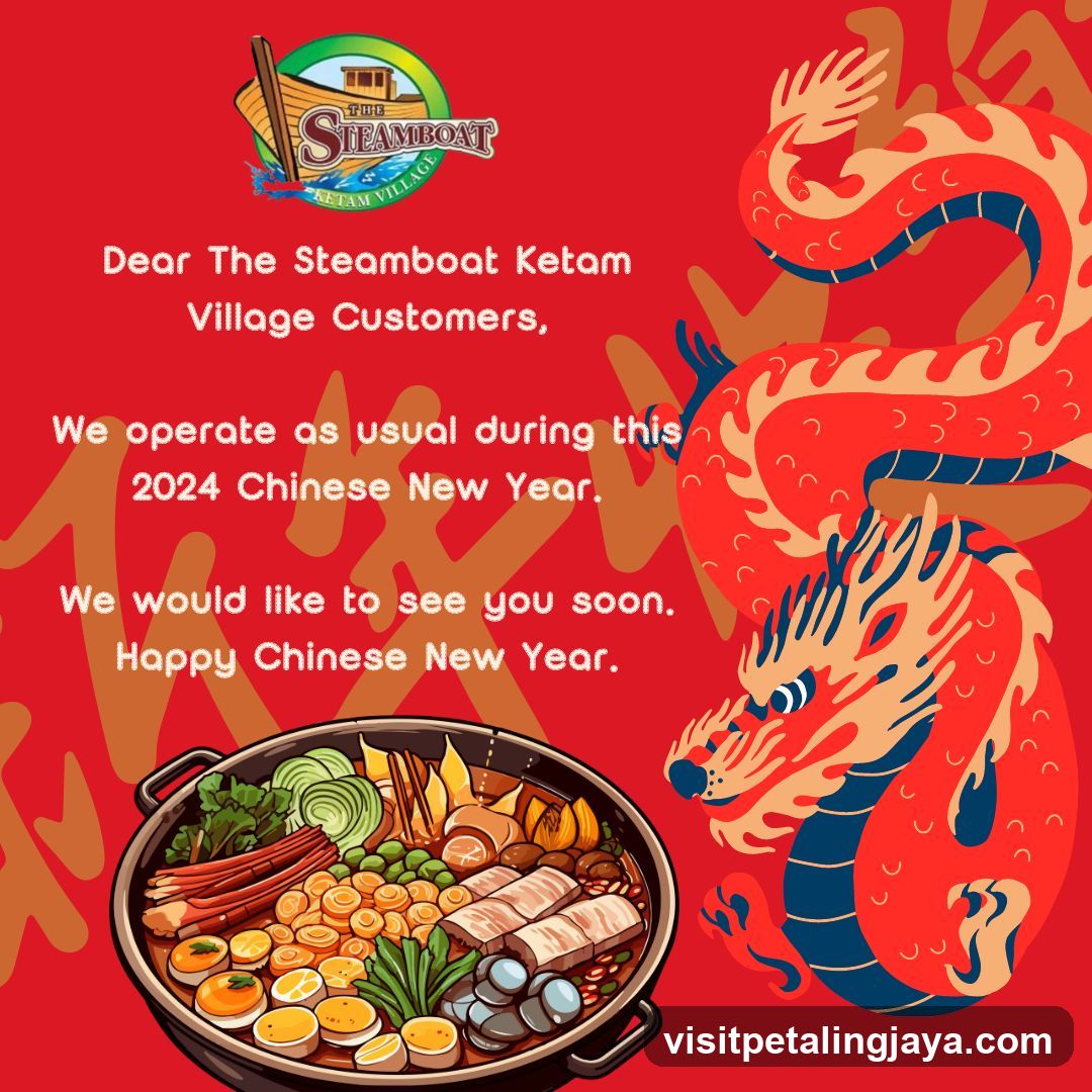 The Steamboat Ketam Village Chinese New Year Announcement