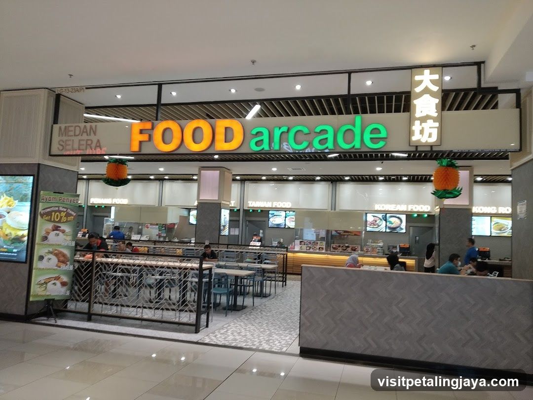 Food Arcade Interior View