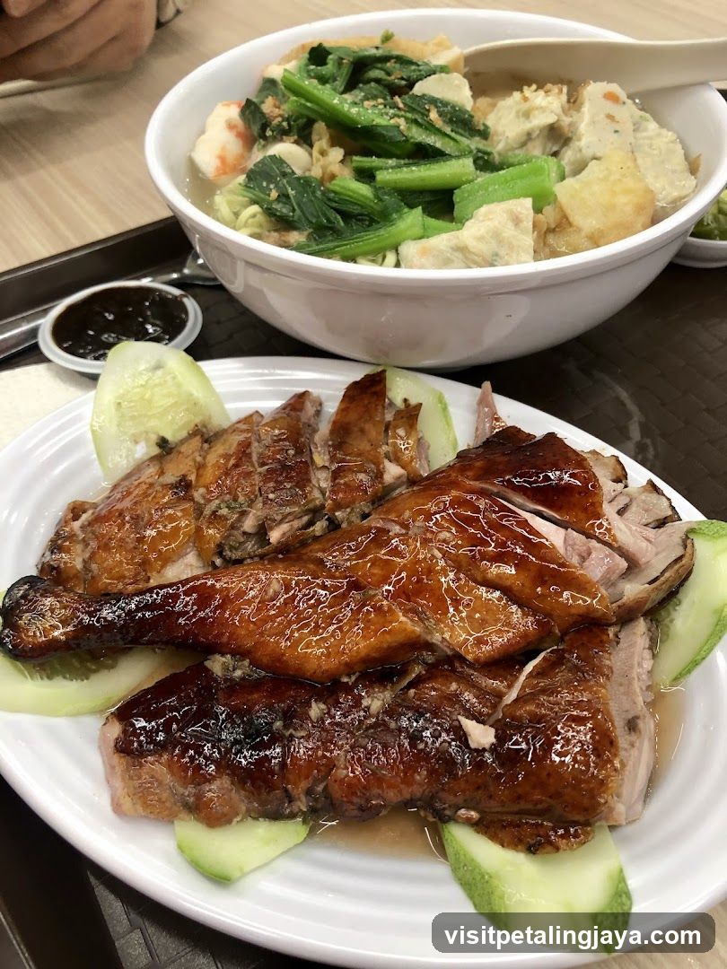 Roasted Duck and Noodle Bowl
