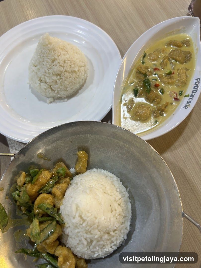 Food Table Setting