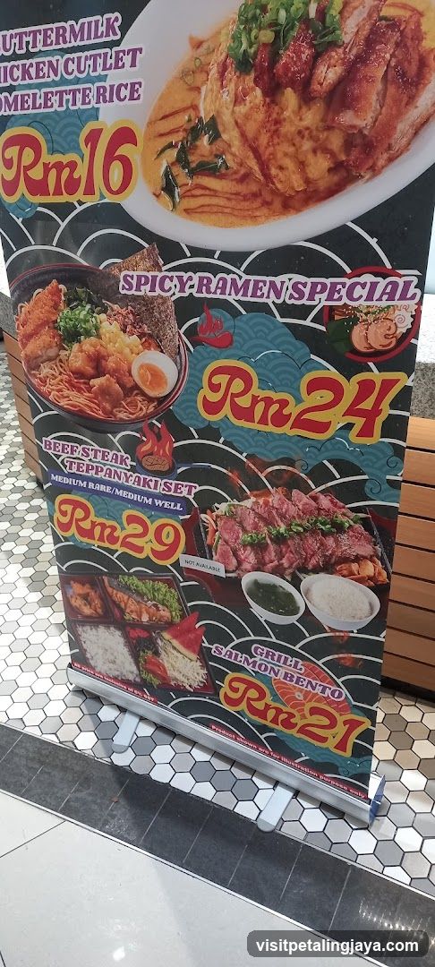 Food Menu Display Stand