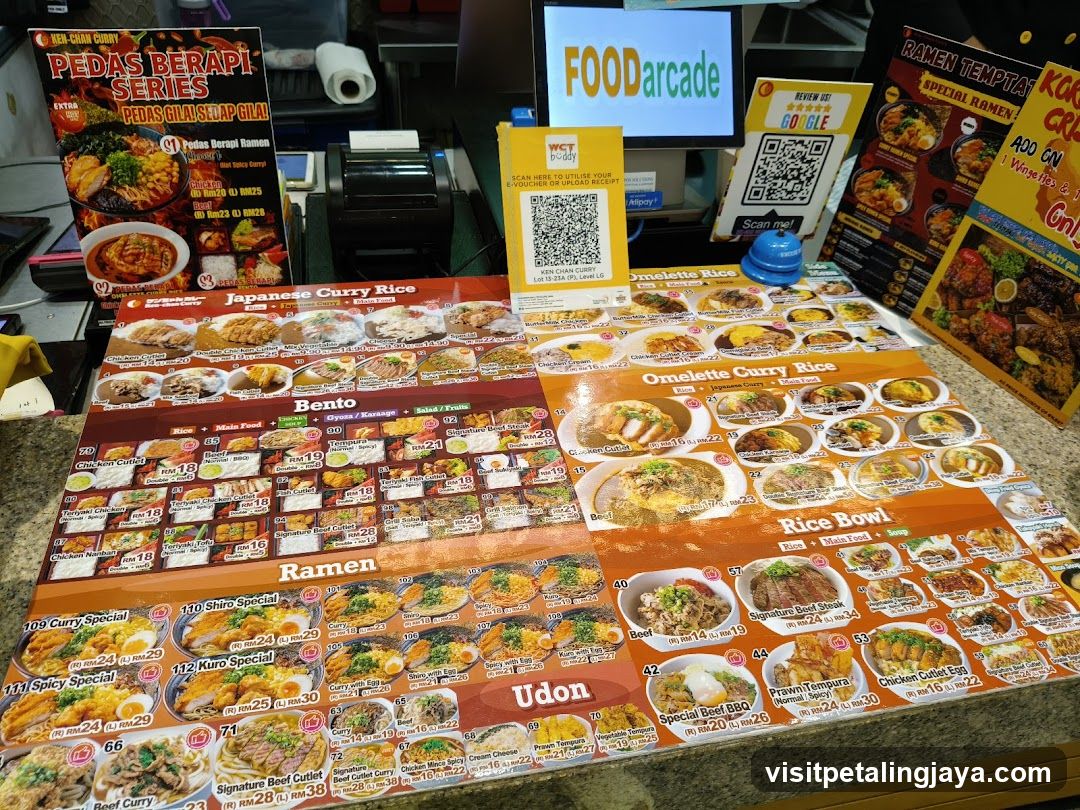 Food Arcade Menu Display