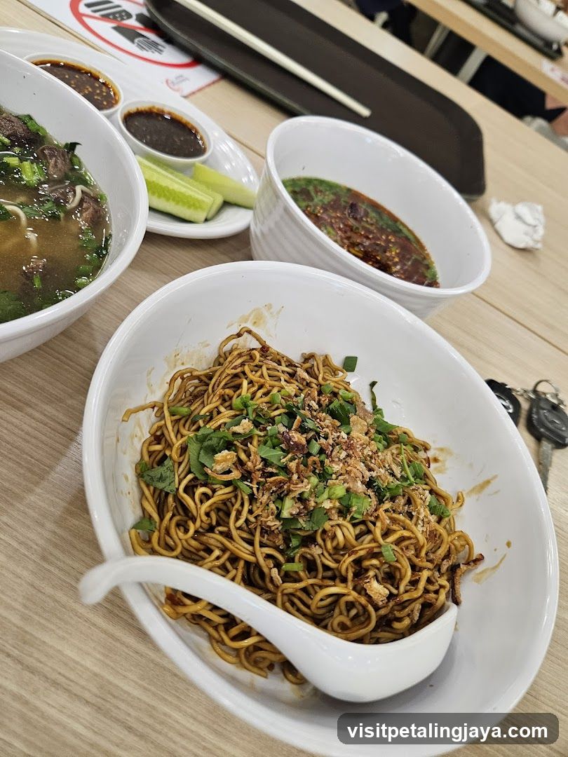 Noodle Meal at Restaurant
