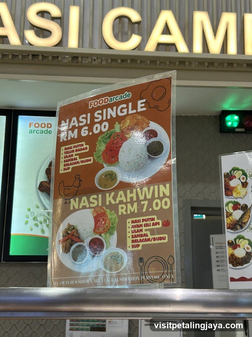 Food Arcade Menu Board
