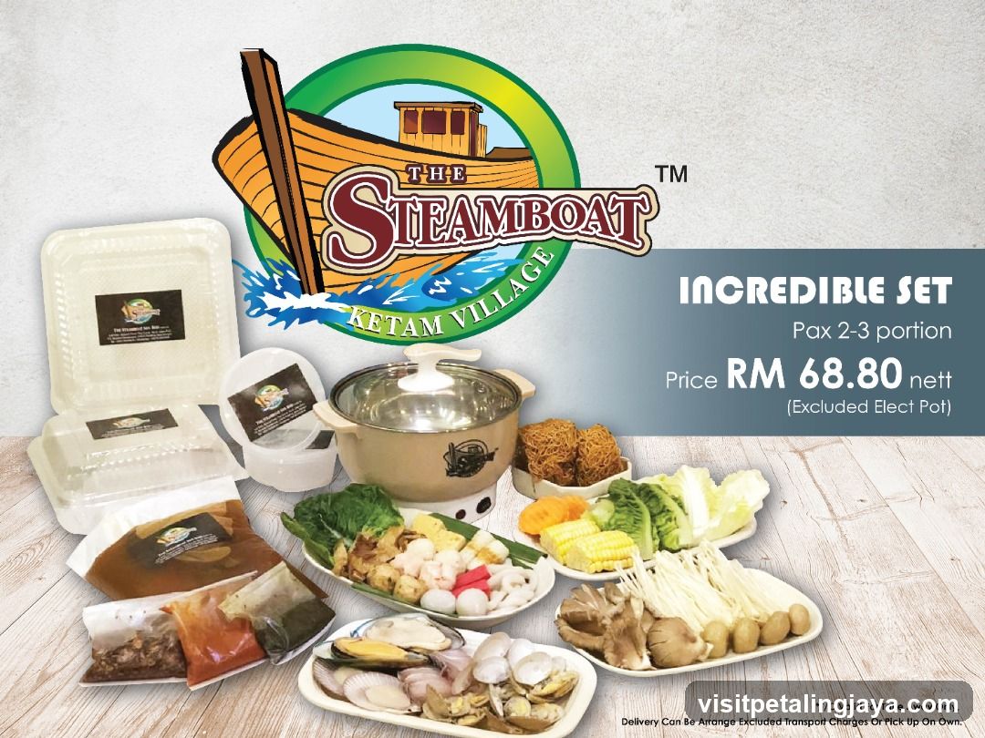 The Steamboat Ketam Village Incredible Set