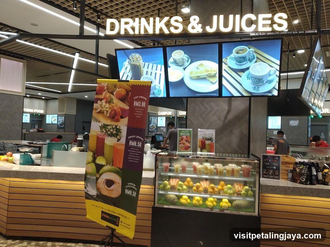 Drinks & Juices Counter