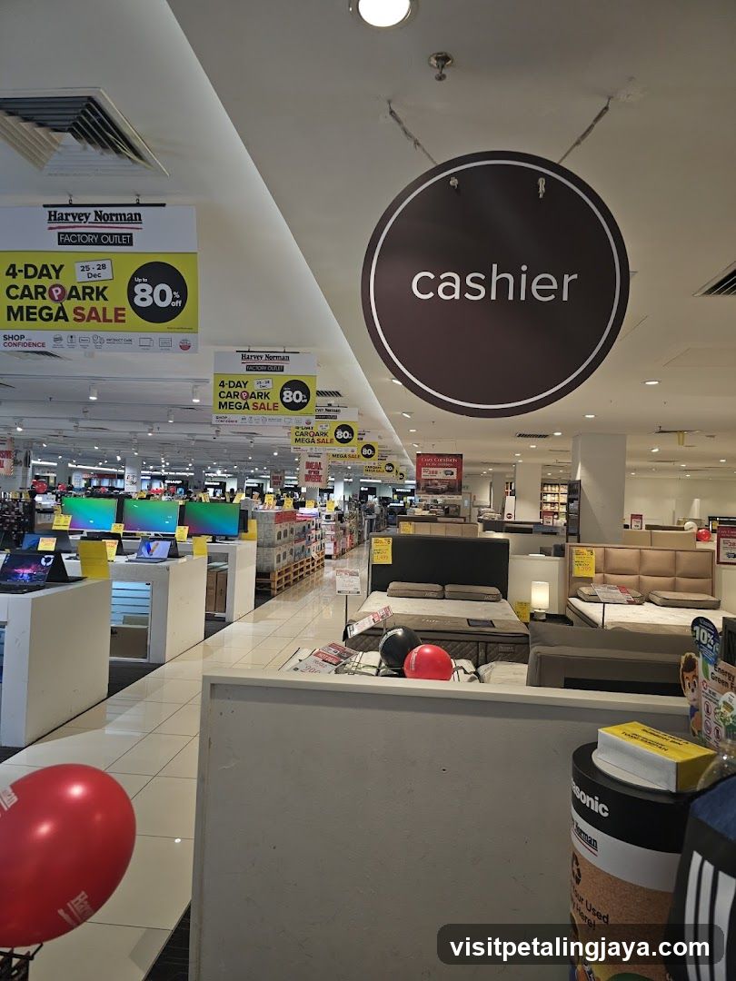 Harvey Norman Factory Outlet Interior