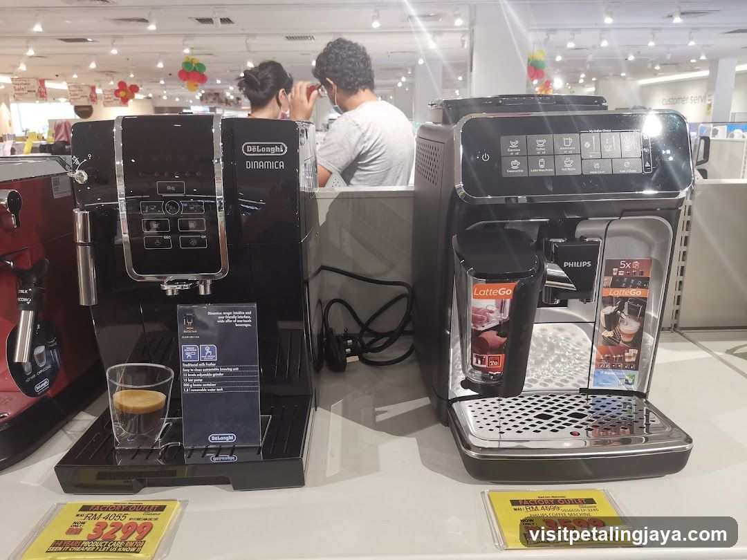 Coffee Machine Display in Store