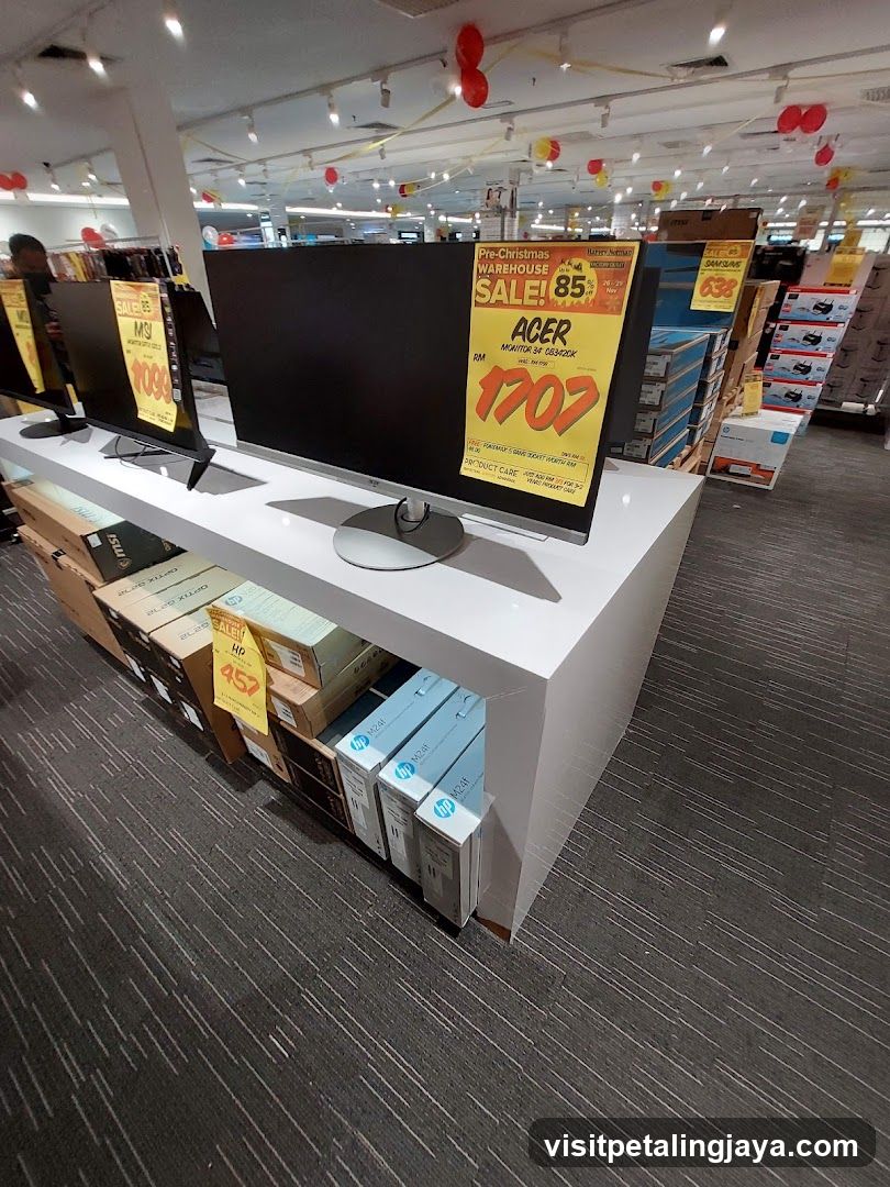 Electronics Store Interior Display
