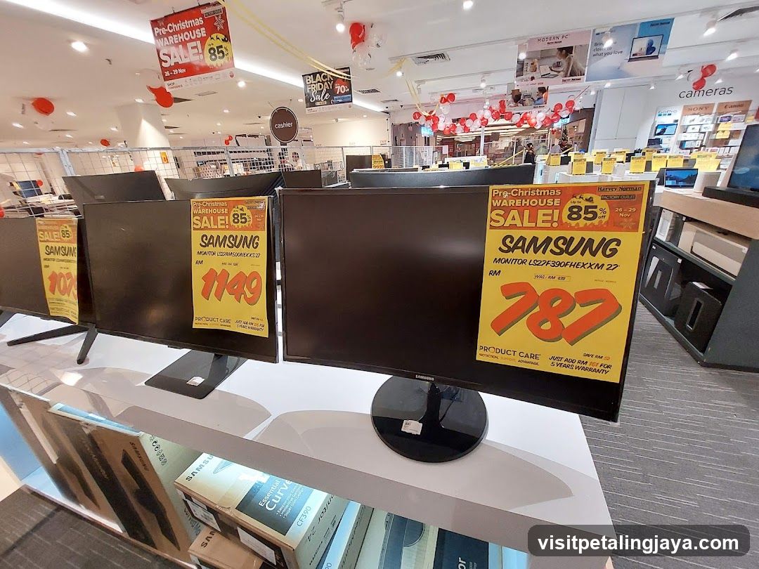 Electronics Store Interior Display