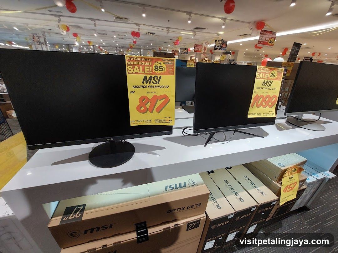 Electronics Store Interior Display