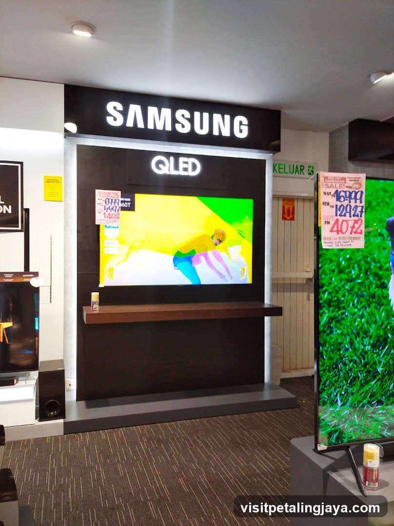 Samsung TV Display Store Interior