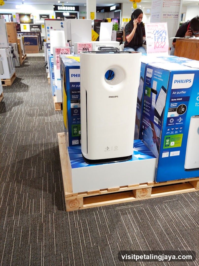 Air Purifier Display in Store