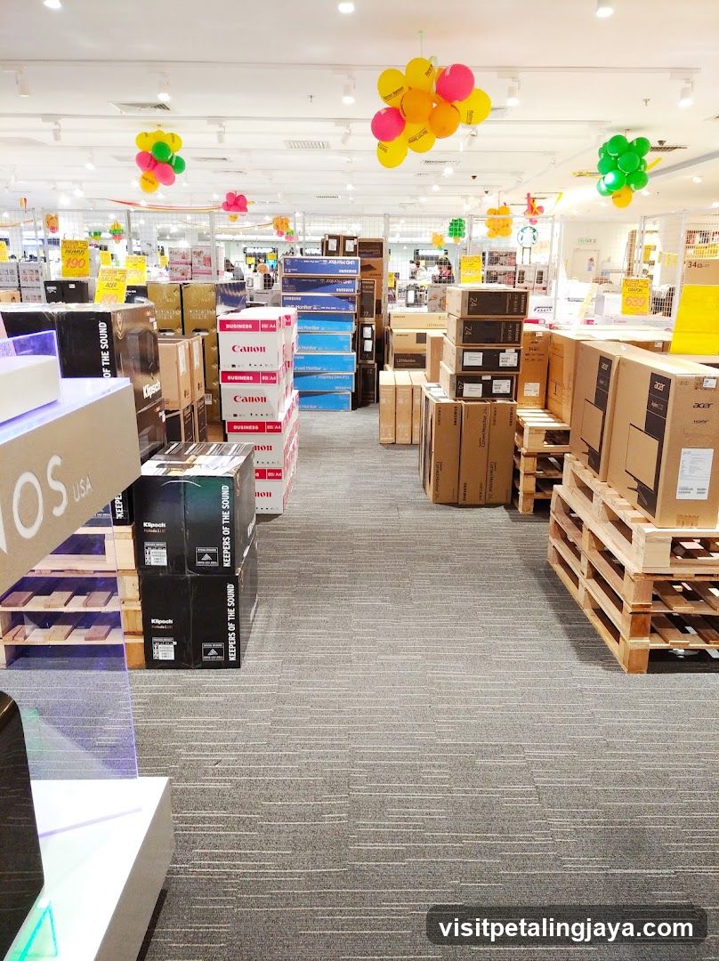 Electronics Store Interior