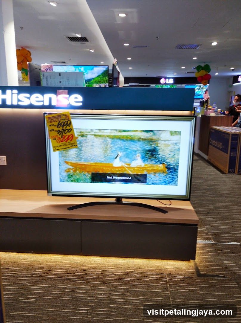 Electronics Store Interior Display