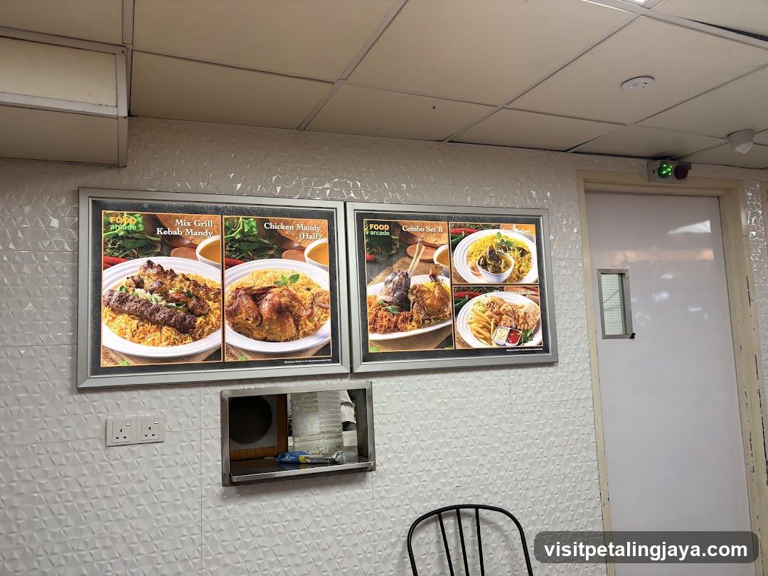 Wall Menu Display