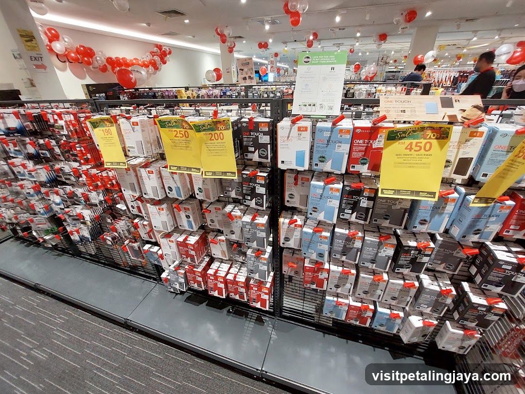 Electronics Store Interior Display