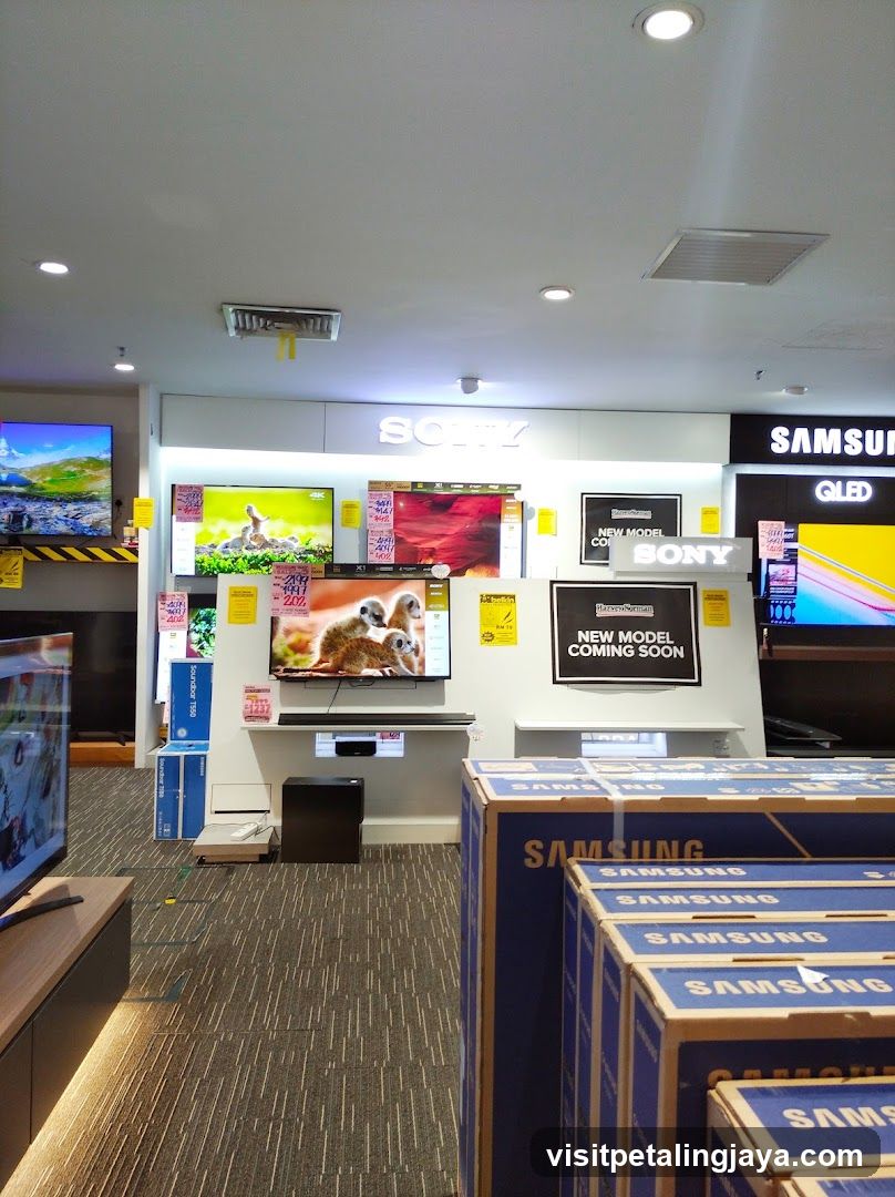 Electronics Store Interior Display