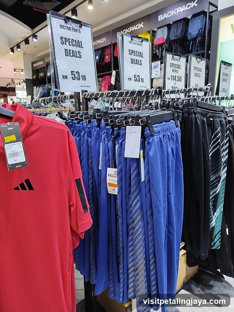 Sports Clothing Store Interior