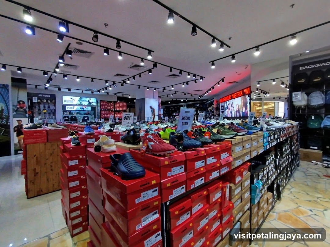 Shoe Store Interior Display