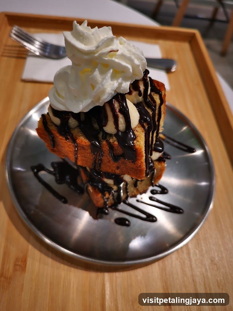 Chocolate Drizzle Dessert with Whipped Cream