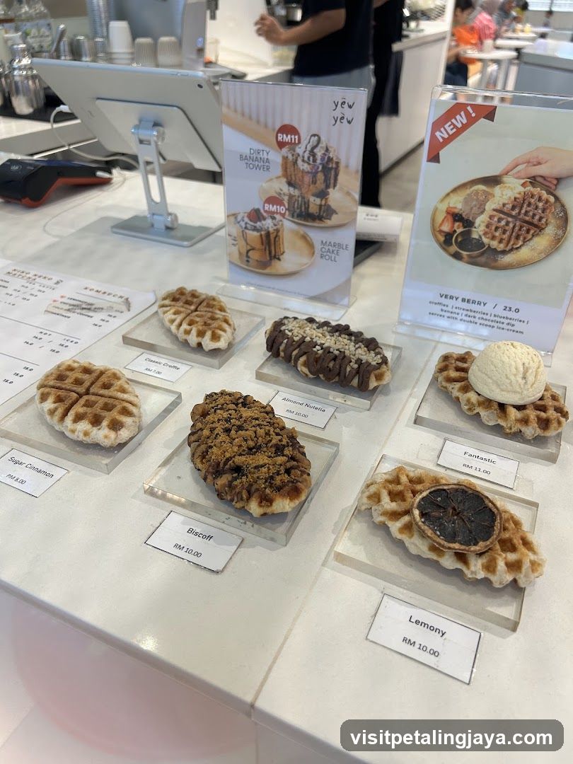 Waffle Display Counter