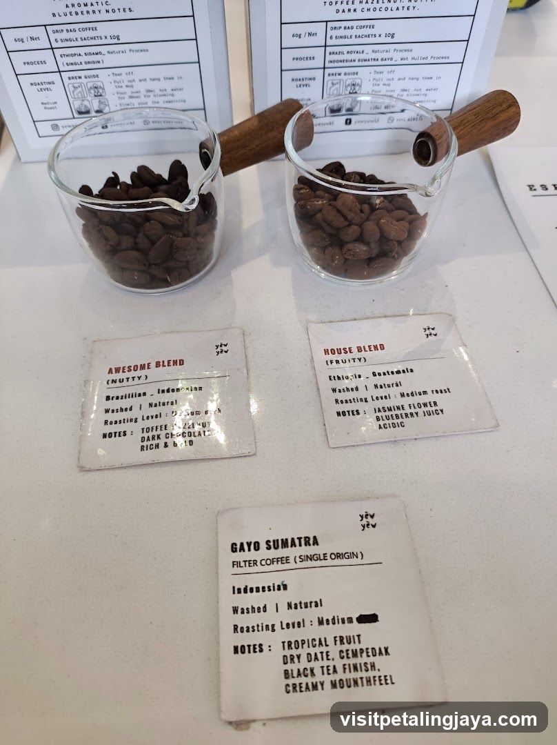 Coffee Beans Display