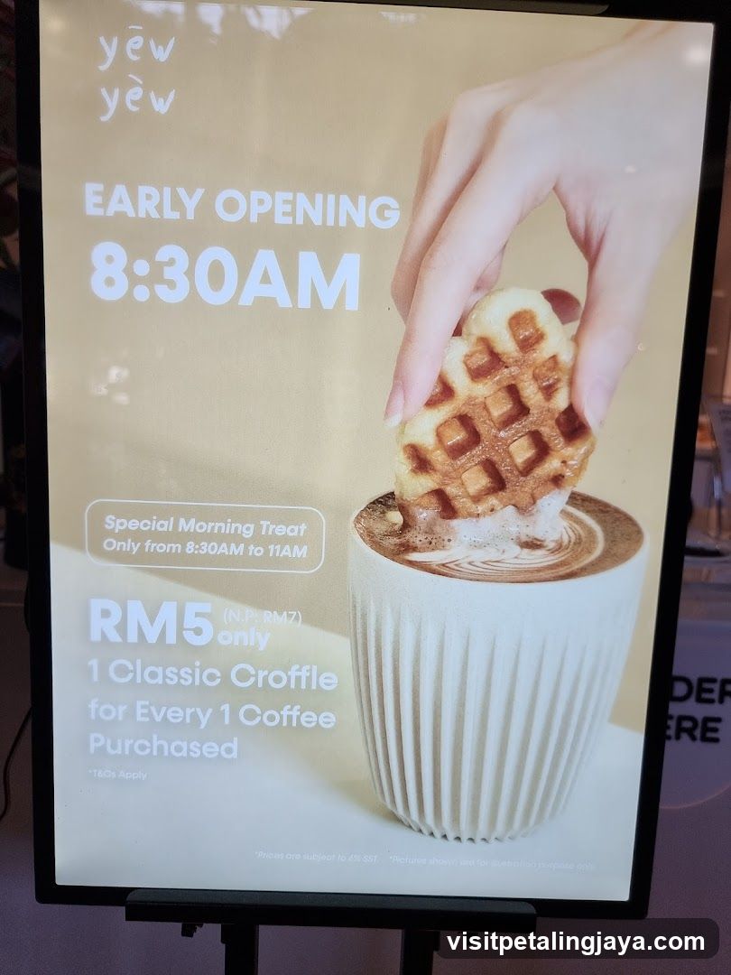 Early Opening Promotion Sign