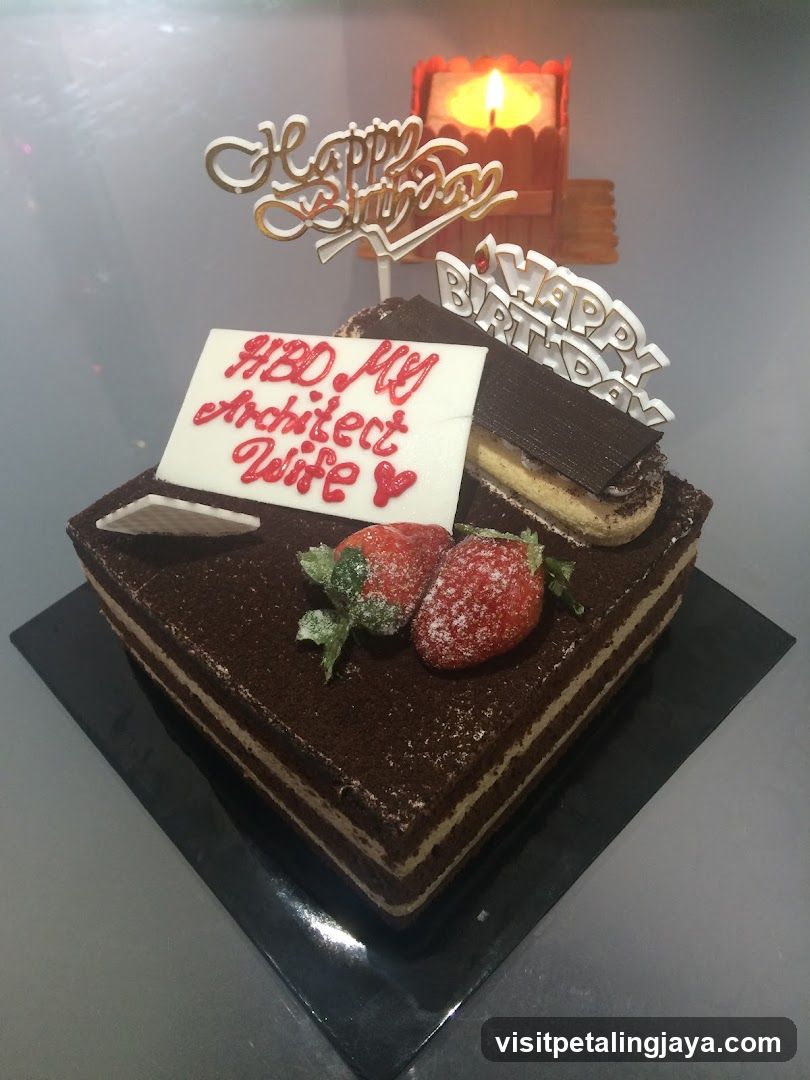 Birthday Cake with Architect Wife Message