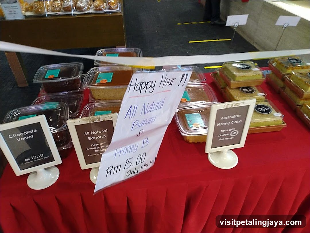 Cakes on Display Table