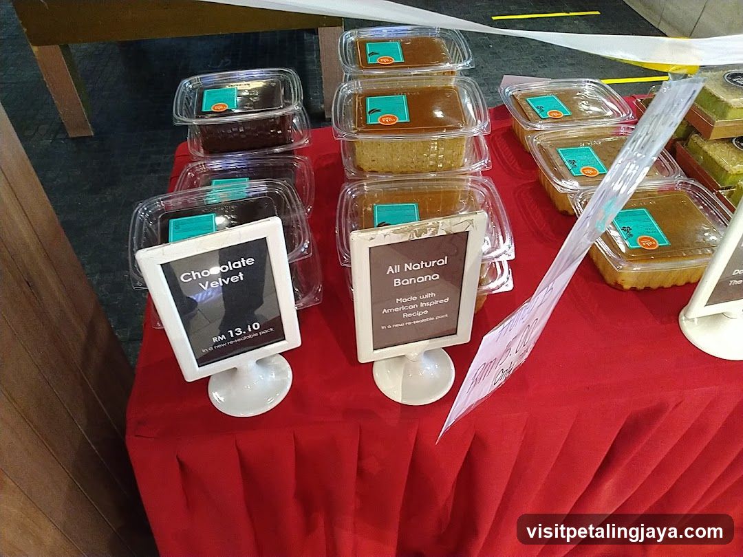 Cakes on Display Table