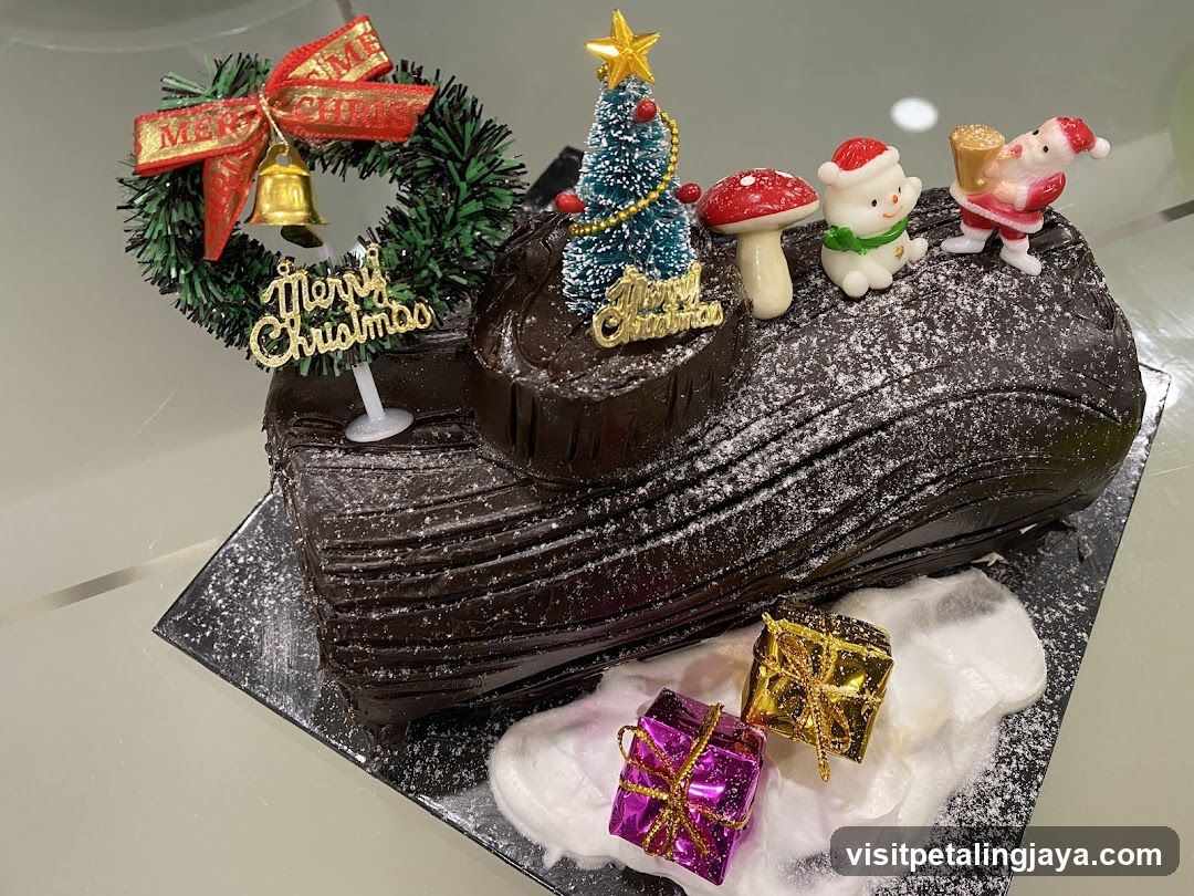 Christmas Log Cake