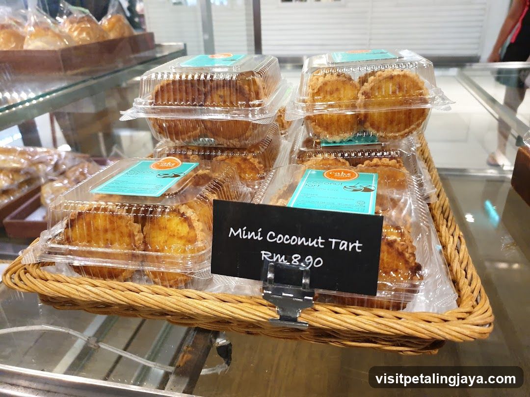 Mini Coconut Tart Display