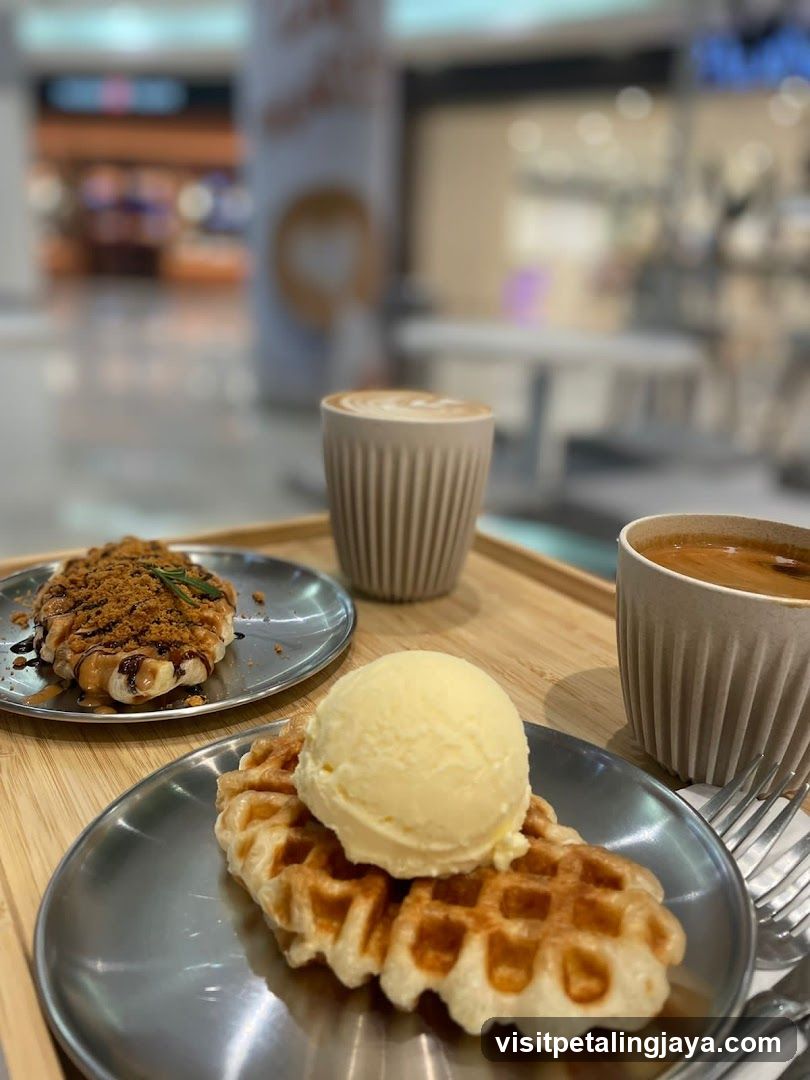 Waffle and Coffee Spread