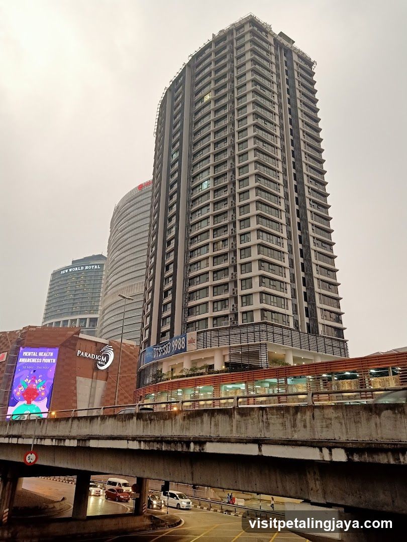 Urban Skyline with High-Rise Buildings