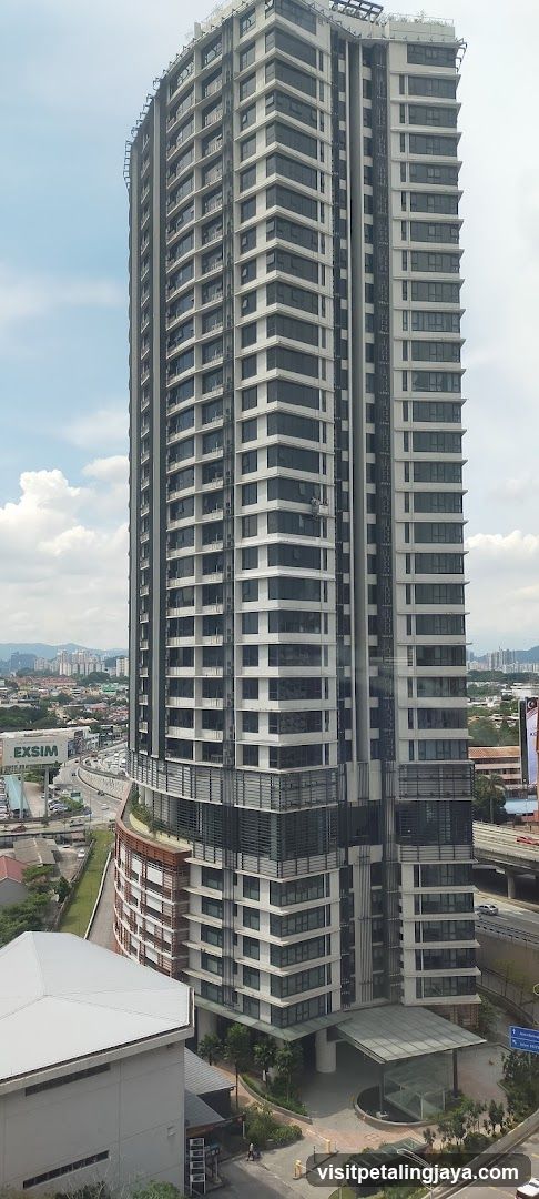 High-rise building exterior